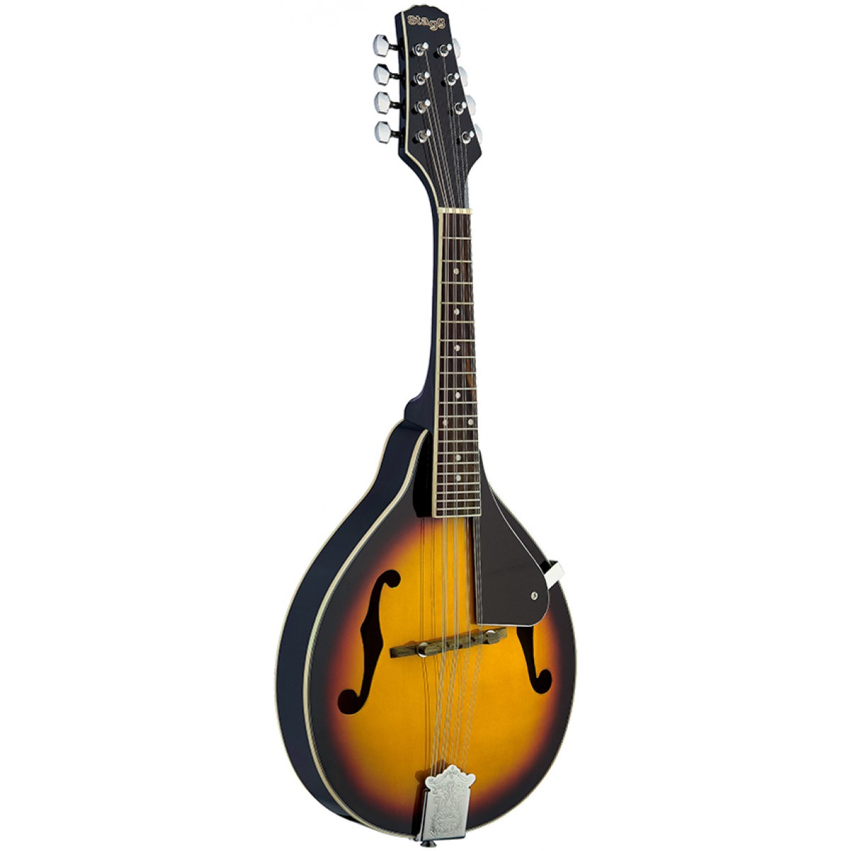 Stagg M20, bluegrassová mandolína, violinburst