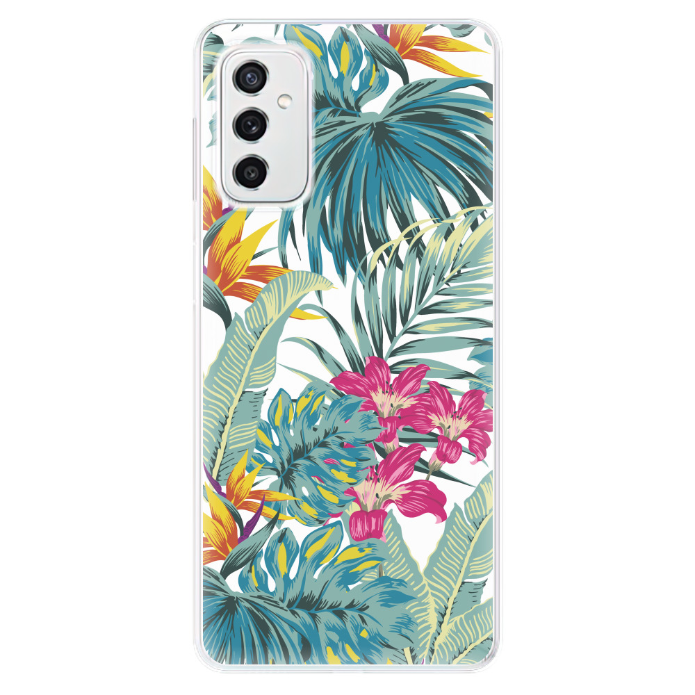 Odolné silikonové pouzdro iSaprio - Tropical White 03 - Samsung Galaxy M52 5G