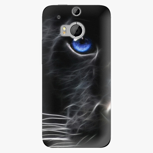 Plastový kryt iSaprio - Black Puma - HTC One M8
