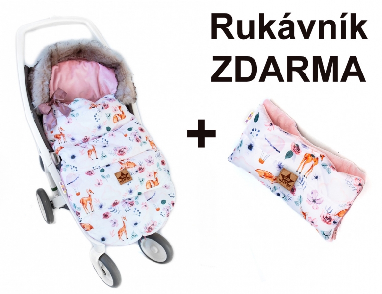 detsky-fusak-maxi-premium-srnka-110x50cm-rukavnik-zdarma-baby-nellys