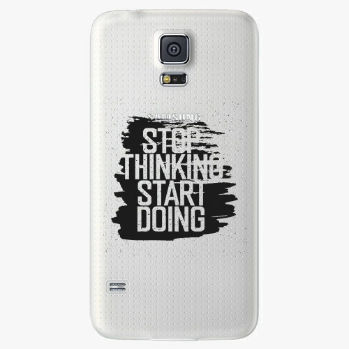 Plastový kryt iSaprio - Start Doing - black - Samsung Galaxy S5