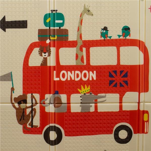 Multifunkční skládací hrací podložka PlayTo Londýn - dle obrázku