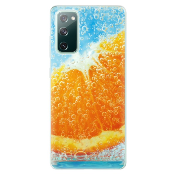 Odolné silikonové pouzdro iSaprio - Orange Water - Samsung Galaxy S20 FE