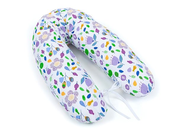 Mamo Tato Kojící polštář - relaxační poduška Multi Louka fialová