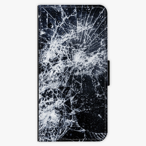 Flipové pouzdro iSaprio - Cracked - Samsung Galaxy A3 2016