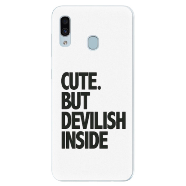 Silikonové pouzdro iSaprio - Devilish inside - Samsung Galaxy A30