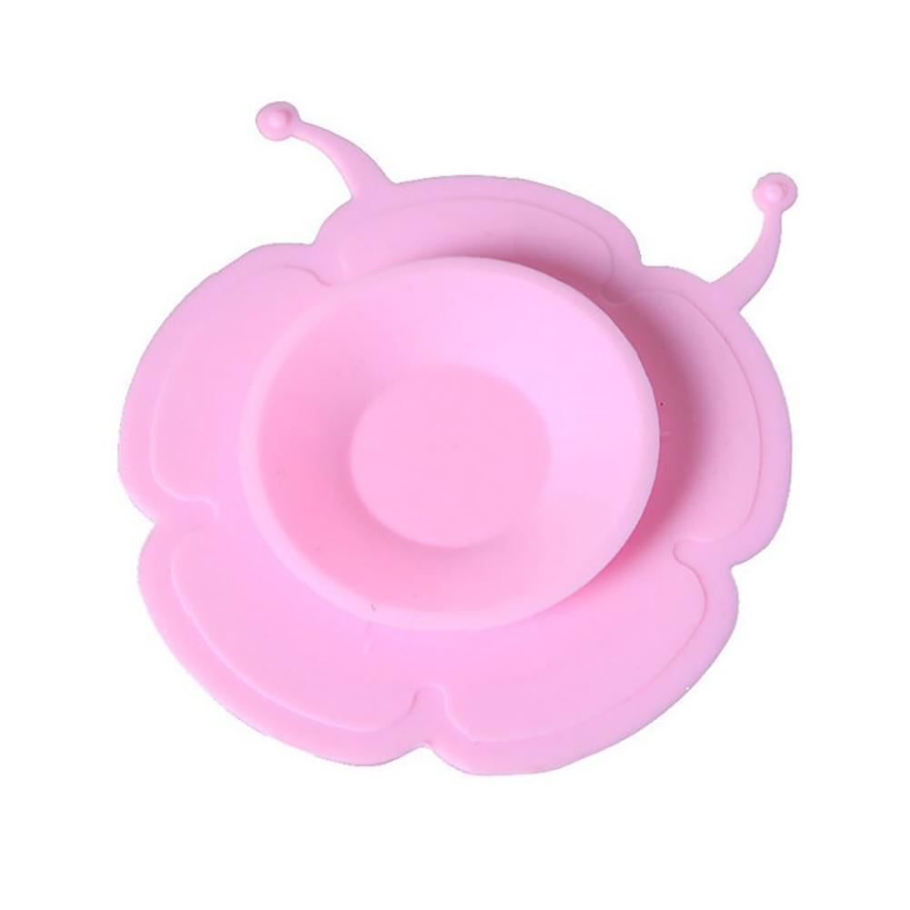 4Leaders Domácnost - Protiskluzová přísavka na dětské nádobí - růžová