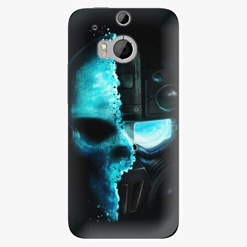 Plastový kryt iSaprio - Roboskull - HTC One M8