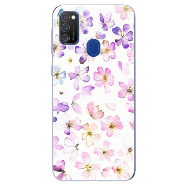 Odolné silikonové pouzdro iSaprio - Wildflowers - Samsung Galaxy M21