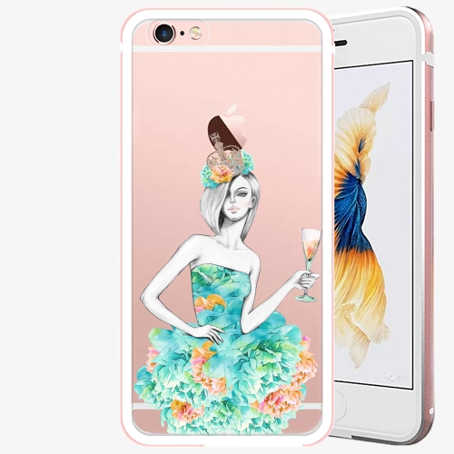 Plastový kryt iSaprio - Queen of Parties - iPhone 6/6S - Rose Gold