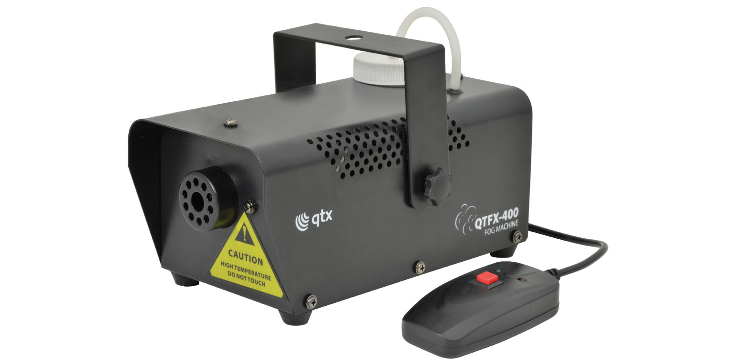 QTX QTFX-400, výrobník mlhy s dálkovým ovladačem