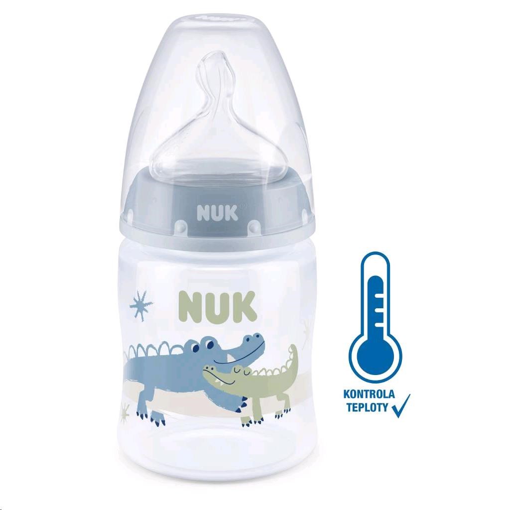 Kojenecká láhev NUK First Choice Temperature Control - 150 ml blue - modrá
