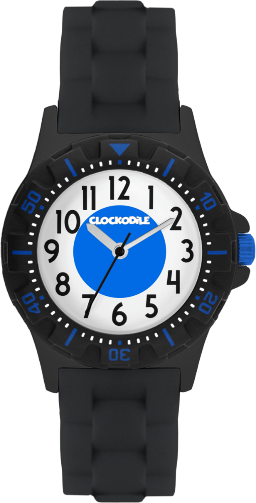 CLOCKODILE Svítící černé sportovní chlapecké dětské hodinky SPORT 3.0