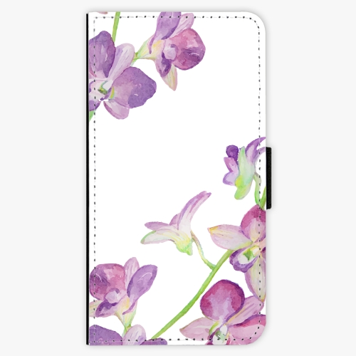 Flipové pouzdro iSaprio - Purple Orchid - Lenovo Moto G4 / G4 Plus
