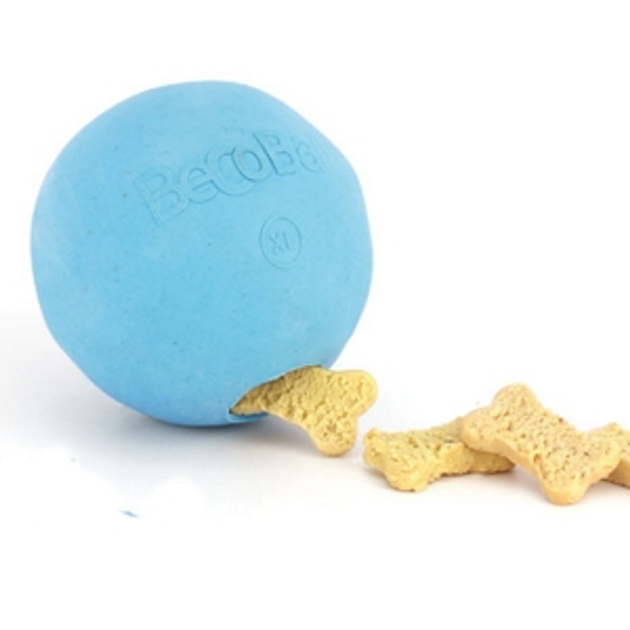 Míček na pamlsky pro psa Beco Ball - Modré / M