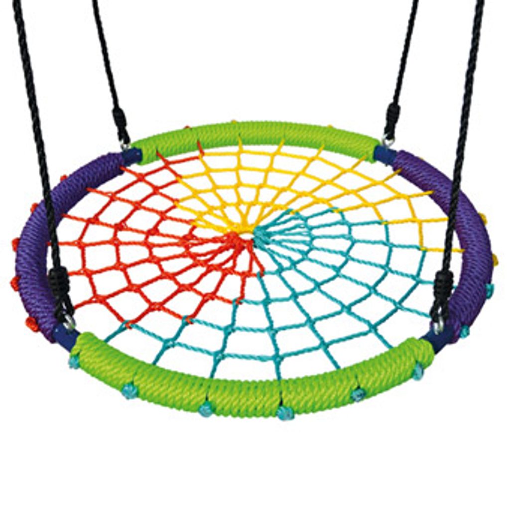 Dětská houpačka kruhová barevná