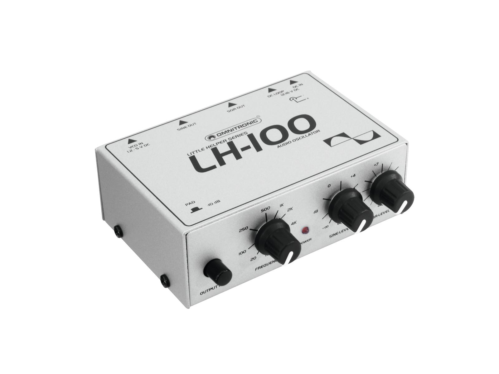 Omnitronic LH-100, dvojitý audio oscilátor