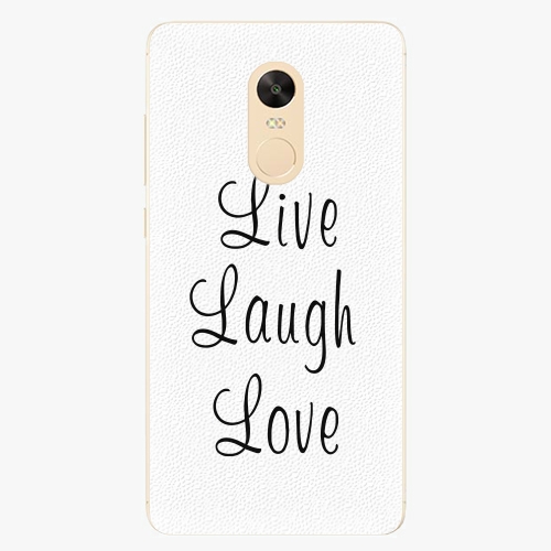 Plastový kryt iSaprio - Live Laugh Love - Xiaomi Redmi Note 4X