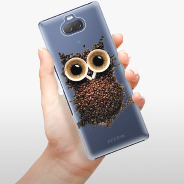 Plastové pouzdro iSaprio - Owl And Coffee - Sony Xperia 10