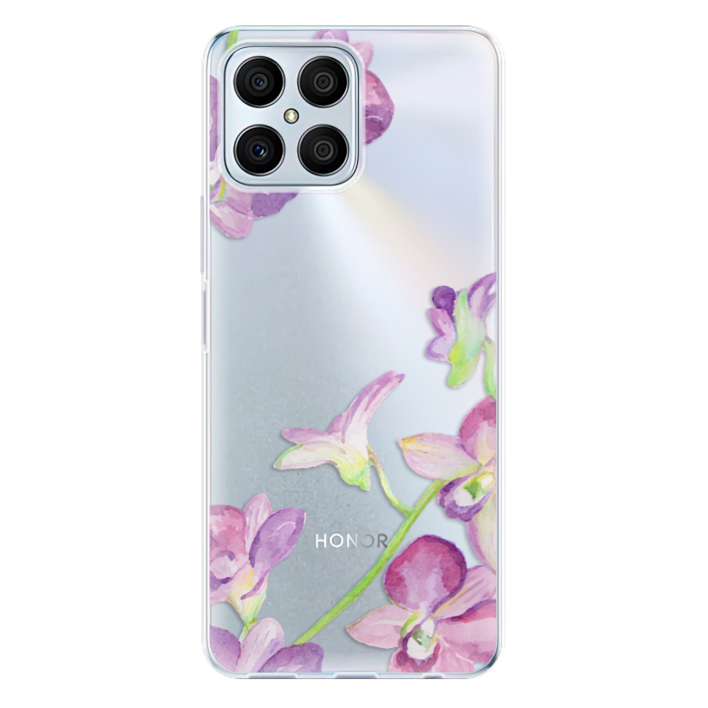 Odolné silikonové pouzdro iSaprio - Purple Orchid - Honor X8