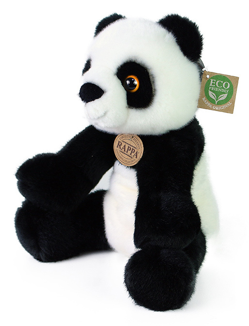 PLYŠ Medvídek Panda 27cm sedící Eco-Friendly *PLYŠOVÉ HRAČKY*