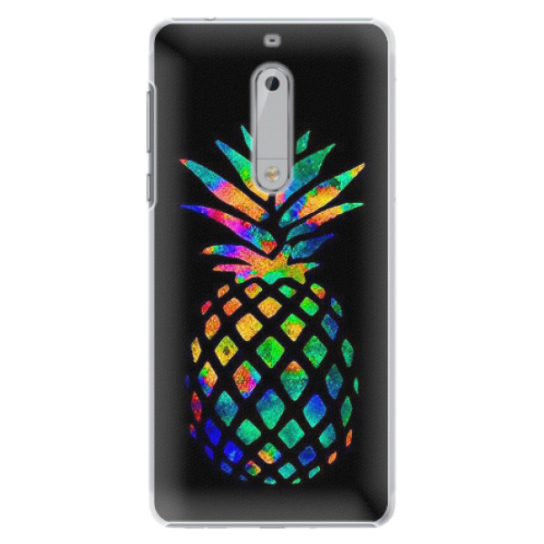 Plastové pouzdro iSaprio - Rainbow Pineapple - Nokia 5