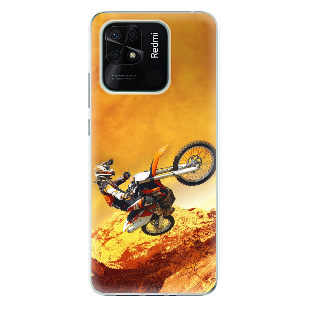 Odolné silikonové pouzdro iSaprio - Motocross - Xiaomi Redmi 10C