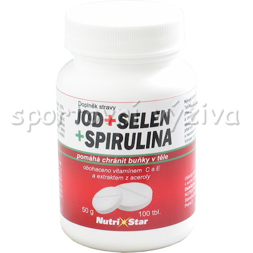 Jod Selen Spirulina 100 tablet