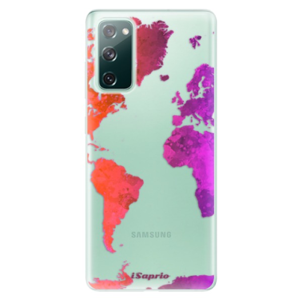 Odolné silikonové pouzdro iSaprio - Warm Map - Samsung Galaxy S20 FE