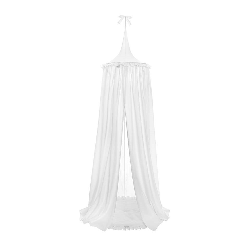 Závěsný stropní luxusní baldachýn-nebesa Belisima - bílá