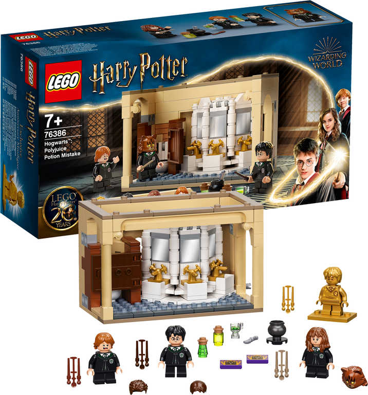 LEGO HARRY POTTER Nevydařený mnoholičný lektvar 76386 STAVEBNICE