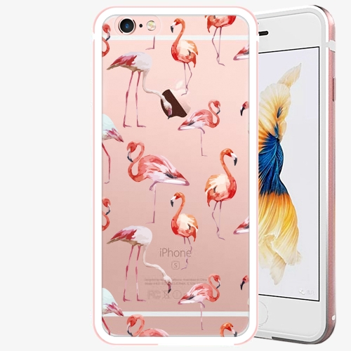 Plastový kryt iSaprio - Flami Pattern 01 - iPhone 6/6S - Rose Gold