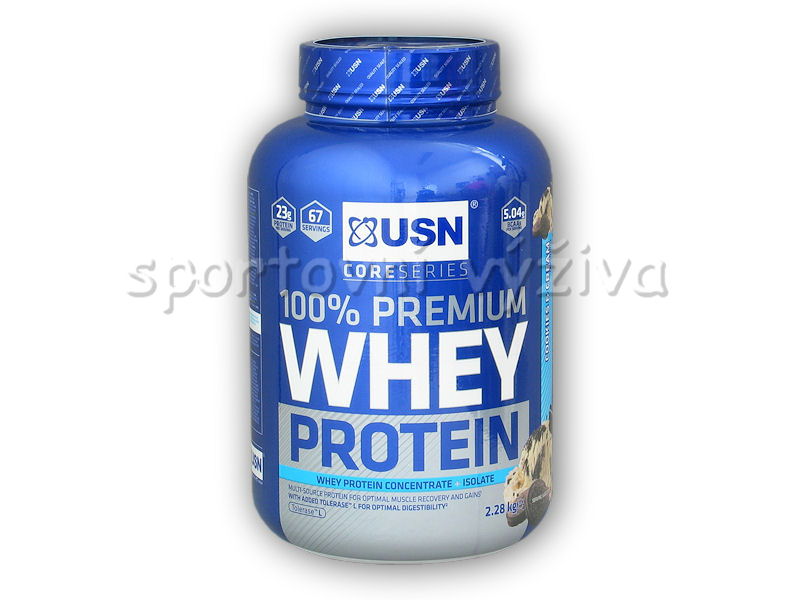 100% Whey Protein premium - 2280g-vanilka