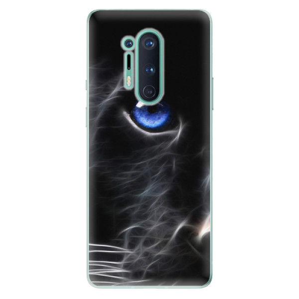 Odolné silikonové pouzdro iSaprio - Black Puma - OnePlus 8 Pro