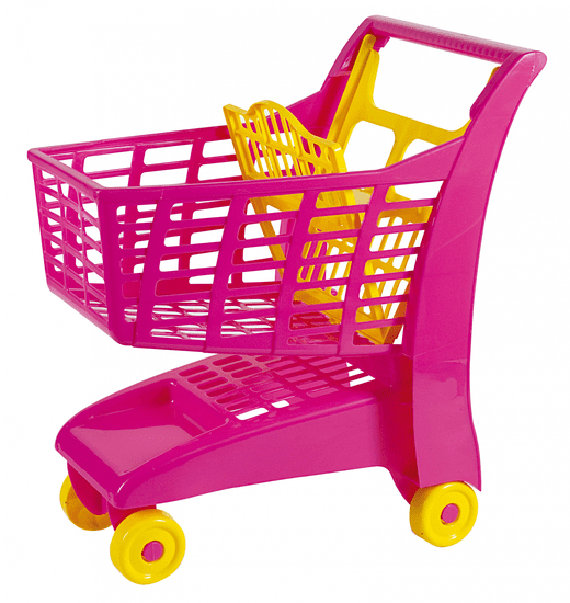 Androni Nákupní vozík - růžový