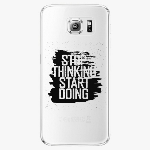 Plastový kryt iSaprio - Start Doing - black - Samsung Galaxy S6