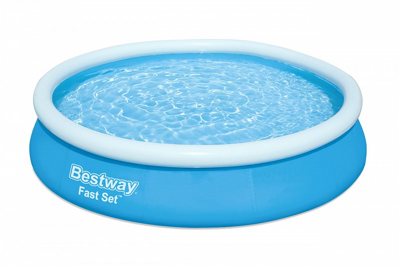 Bestway - nafukovací bazén Fast Set 366 x 76 cm, bez filtrace - modrý