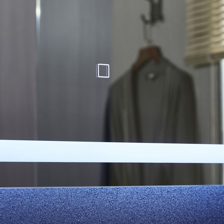 Aquamarin Koupelnové zrcadlo s LED osvětlením, 110 x 70 cm