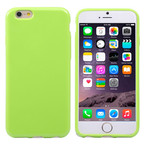 Pružný kryt iSaprio Jelly pro iPhone 6 Plus zelený