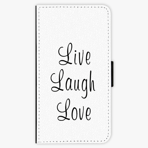 Flipové pouzdro iSaprio - Live Laugh Love - Samsung Galaxy J1 2016
