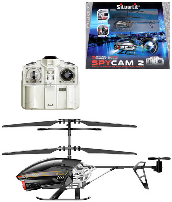 RC Vrtulník Spy cam II na vysílačku 2,4GHz s kamerou na baterie LED Světlo