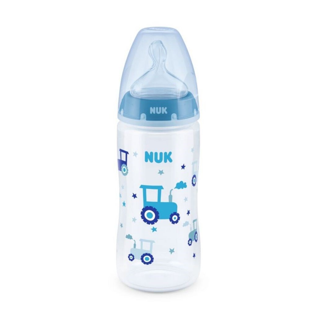 Kojenecká láhev NUK First Choice Temperature Control - 300 ml - modrá