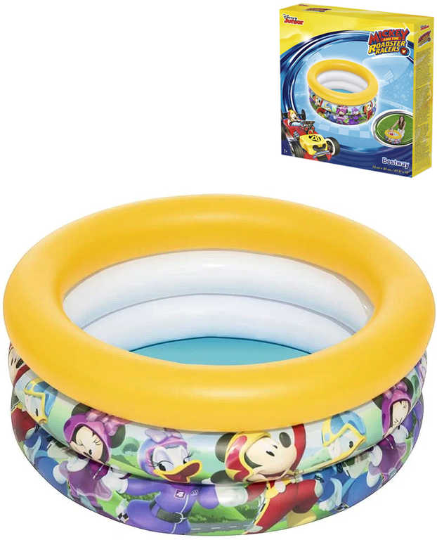 BESTWAY Baby bazén nafukovací kulatý 70cm Mickey a kamarádi 91018