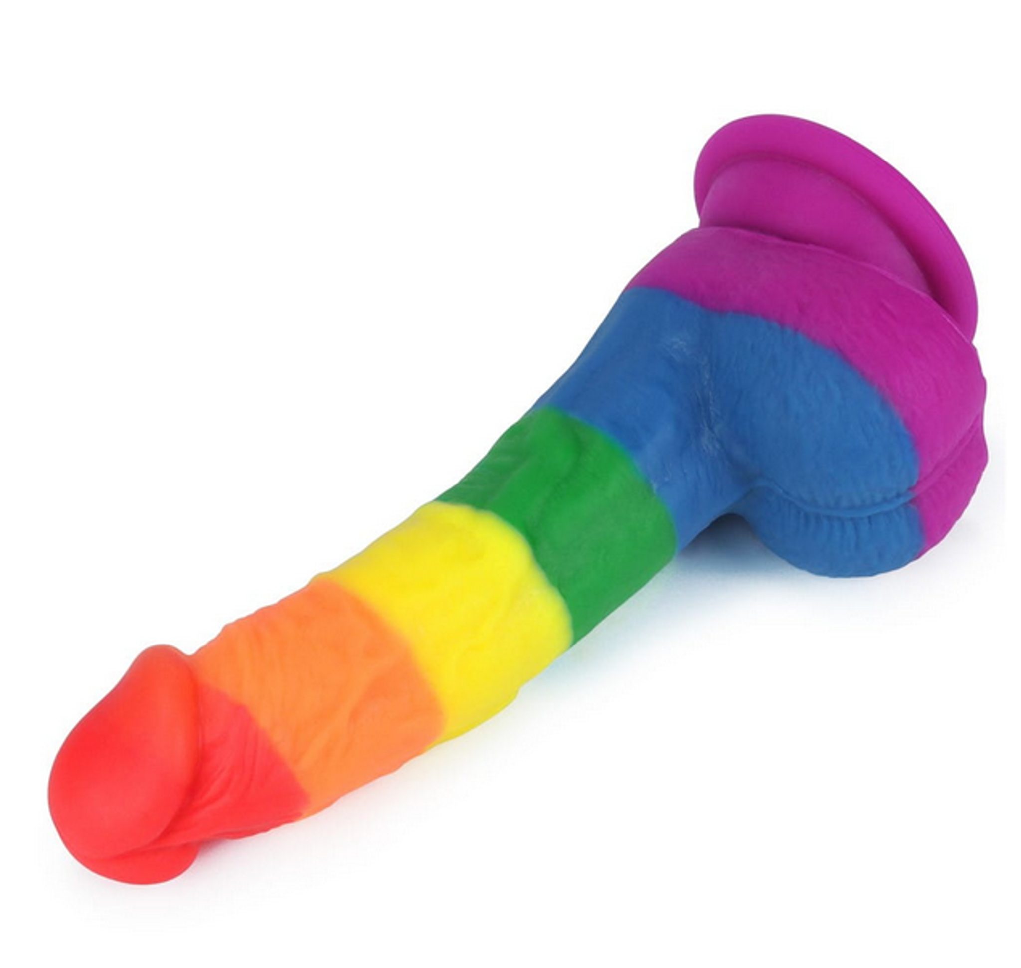 Lovetoy PRIDER LGBT rainbow dildo 8