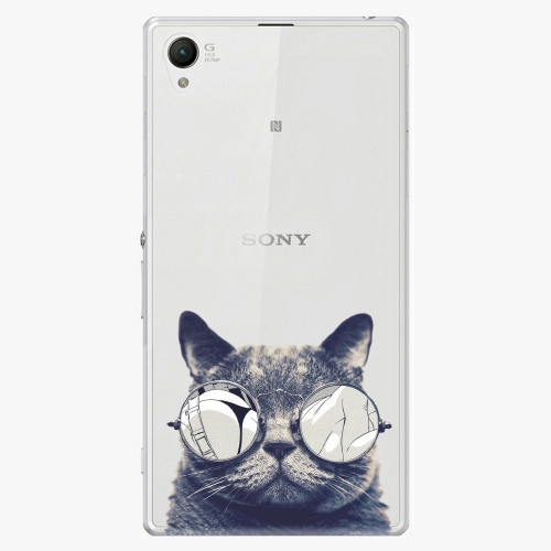 Plastový kryt iSaprio - Crazy Cat 01 - Sony Xperia Z1