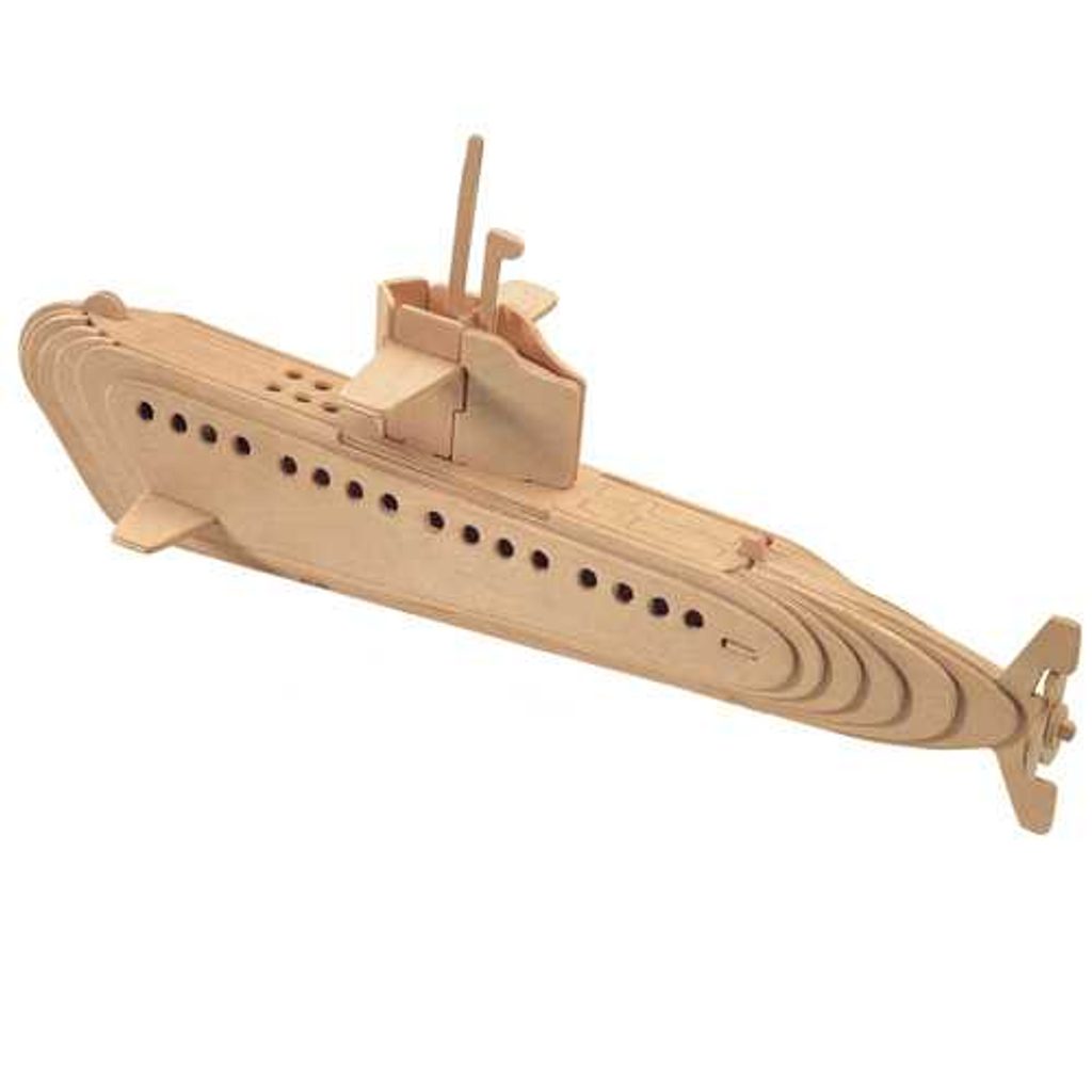 Woodcraft Dřevěné 3D puzzle ponorka
