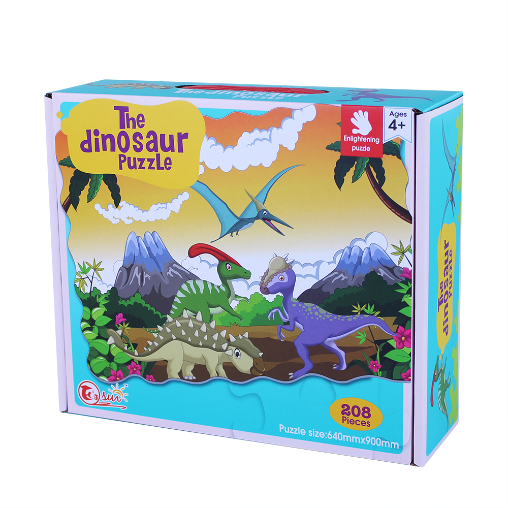 Puzzle dinosauři 208 ks 90x64 cm