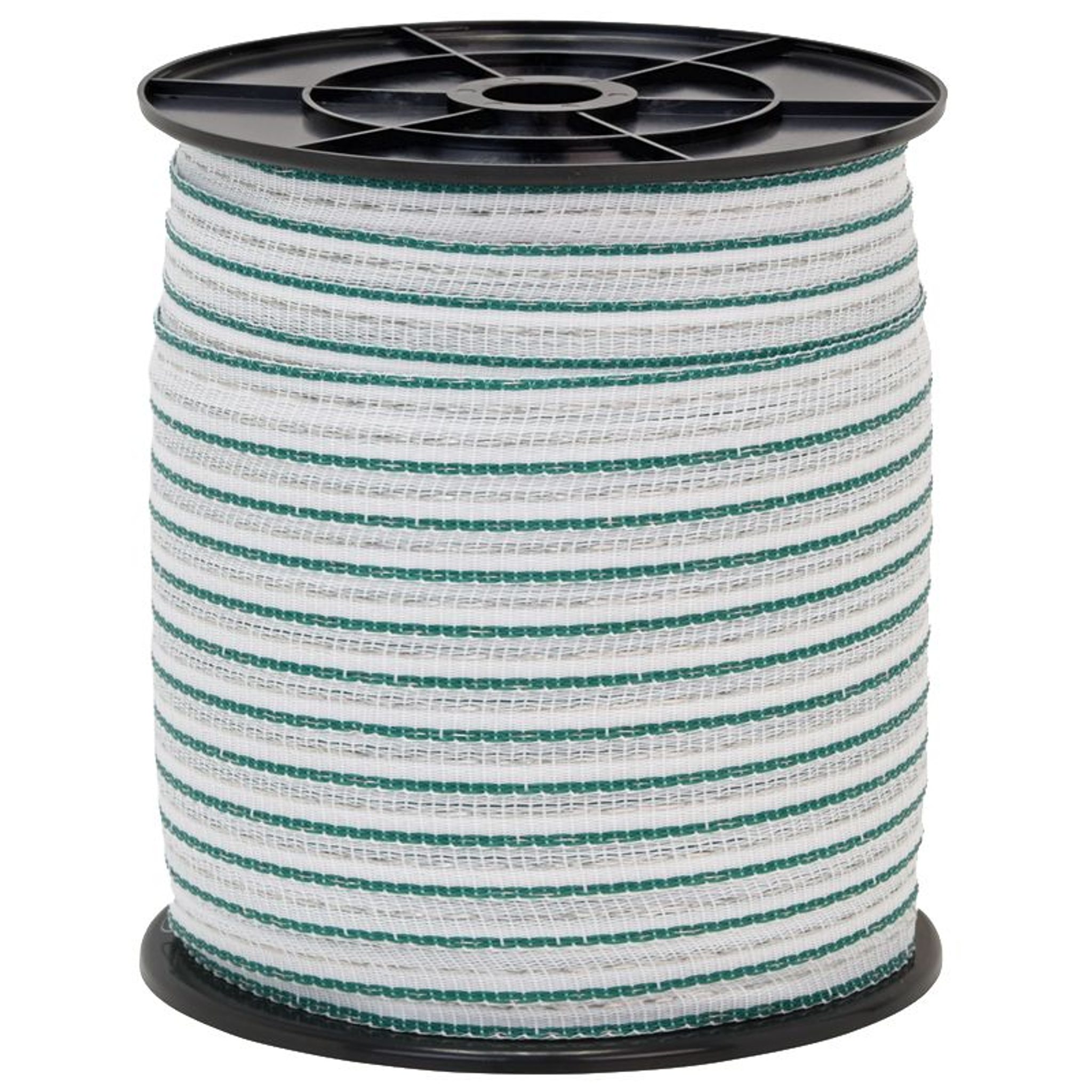 Páska pro elektrický ohradník, průměr 20 mm, zeleno-bílá