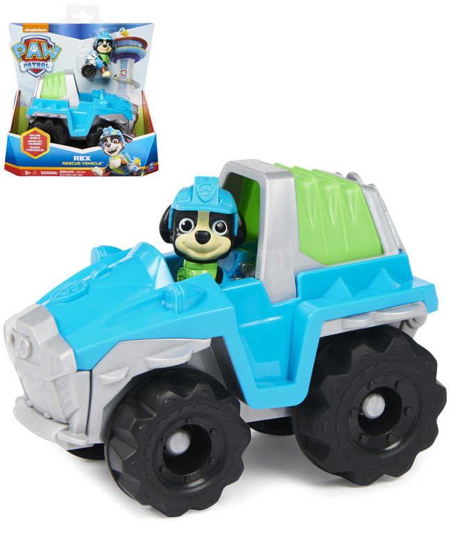 SPIN MASTER Základní vozidlo s figurkou Rex Tlapková Patrola (Paw Patrol)