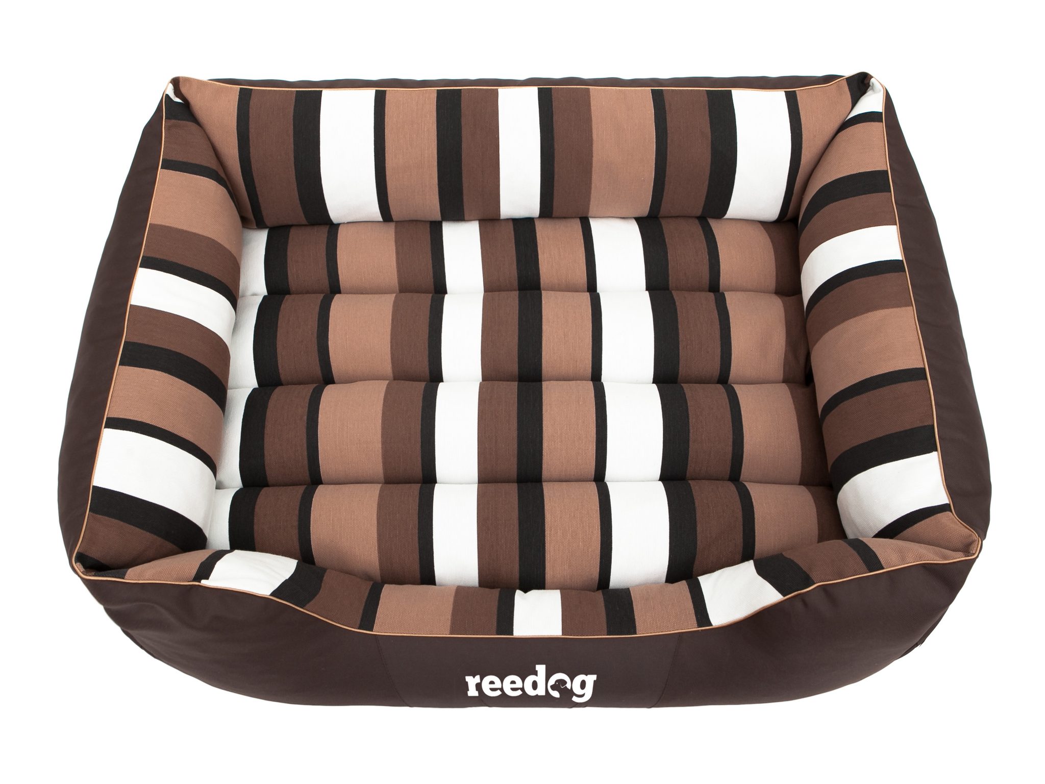 Pelíšek pro psa Reedog Comfy Brown & Stripes - XL